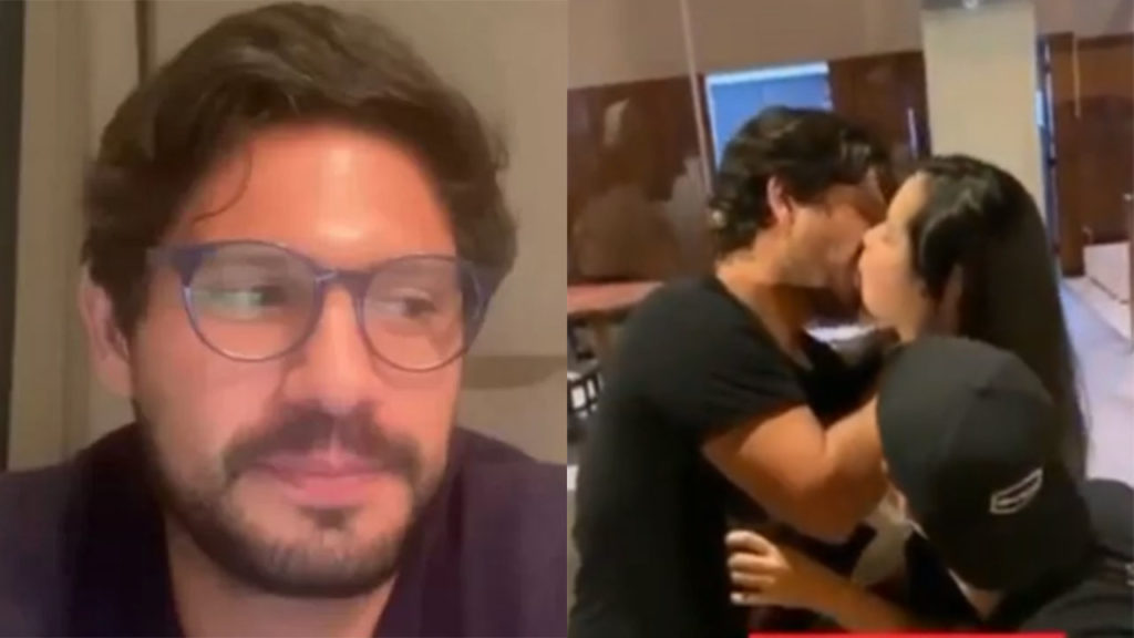 Empresário fala sobre vídeo beijando Juliette