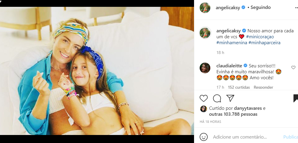 Angélica mostra novas fotos da filha, Eva - Crédito: Reprodução / Instagram