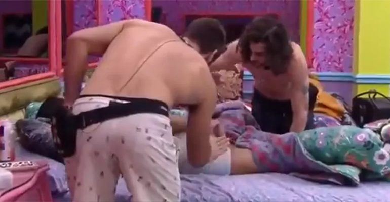 Gilberto, Arthur e Fiuk no BBB21