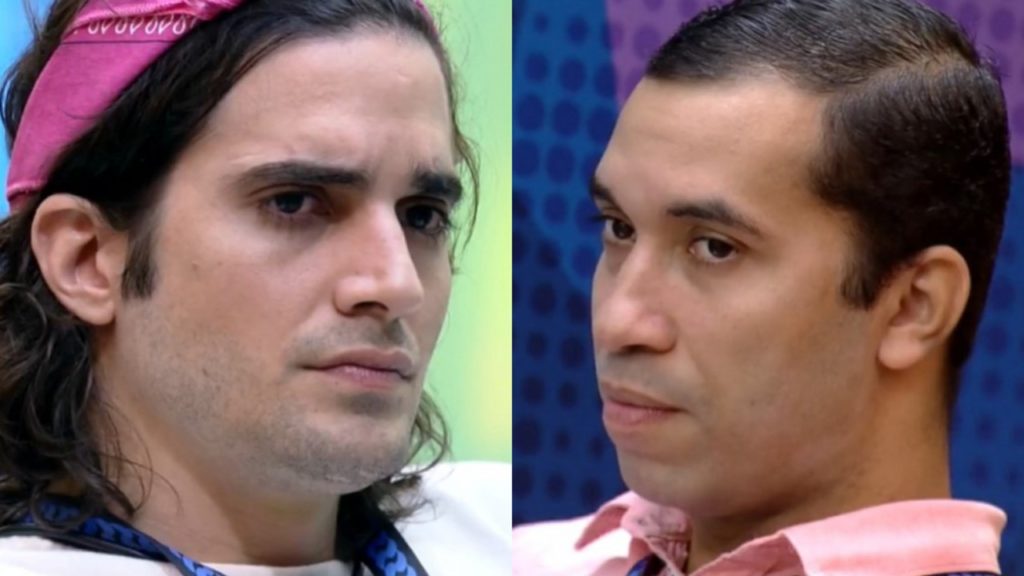 Fiuk e Gilberto discutem sobre imunidade do anjo na academia do BBB21