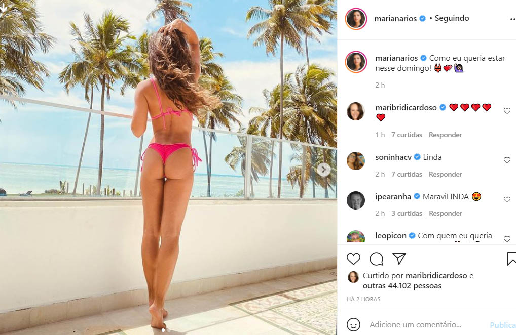 Mariana Rios mostra fotos de biquíni - Crédito: Reprodução / Instagram