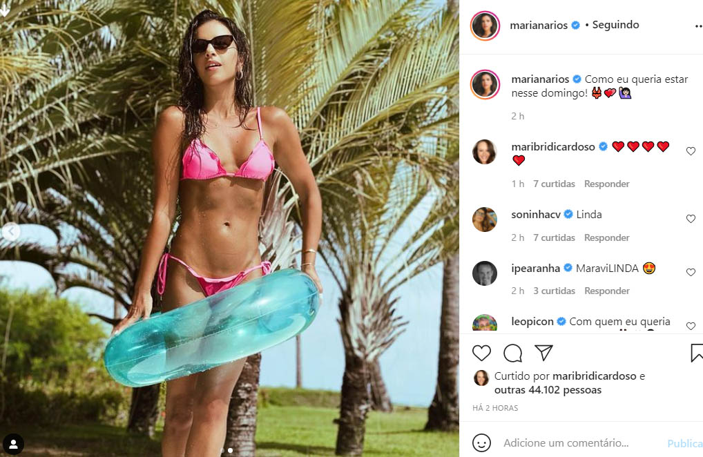 Mariana Rios mostra fotos de biquíni - Crédito: Reprodução / Instagram