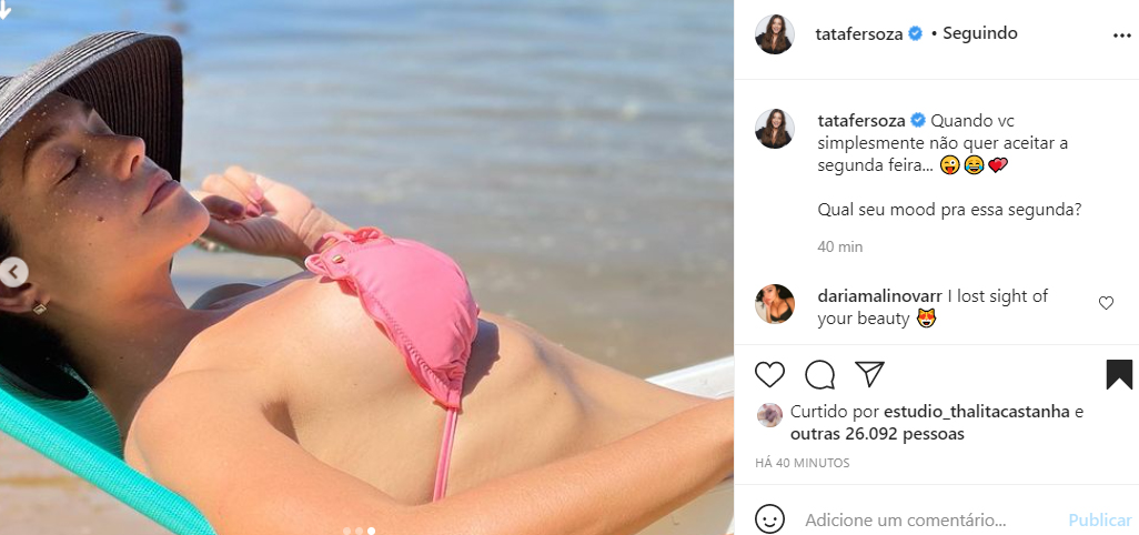 Thais Fersoza aparece de biquíni - Crédito: Reprodução / Instagram