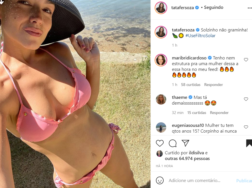 Thais Fersoza aparece de biquíni - Crédito: Reprodução / Instagram