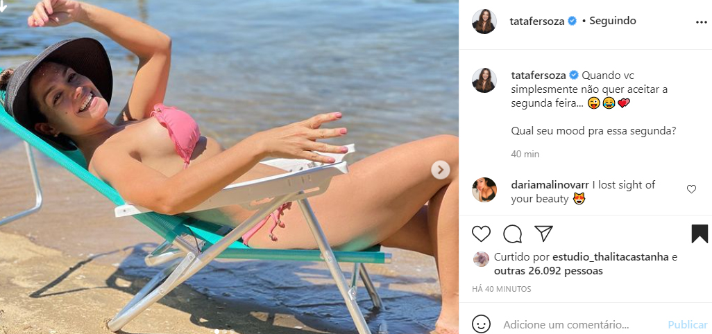 Thais Fersoza aparece de biquíni - Crédito: Reprodução / Instagram