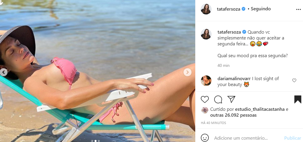 Thais Fersoza aparece de biquíni - Crédito: Reprodução / Instagram