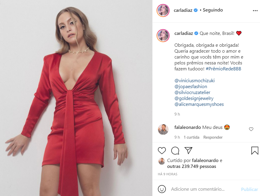 Carla Diaz - Crédito: Reprodução / Instagram