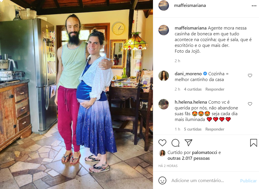 Mariana Maffei, filha de Ana Maria Braga, mostra a decoração de sua casa - Crédito: Reprodução / Instagram