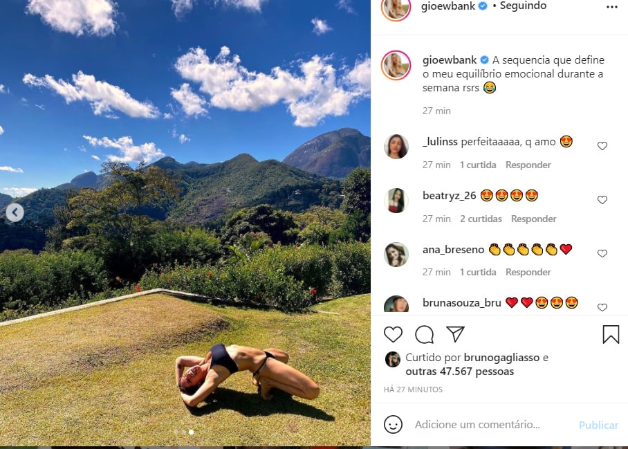 Giovanna Ewbank surge de biquíni em novas fotos - Crédito: Reprodução / Instagram
