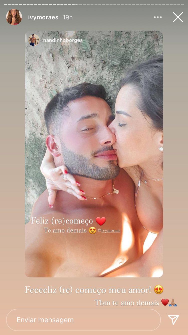 Ivy Moraes reata com ex-namorado após fim do casamento