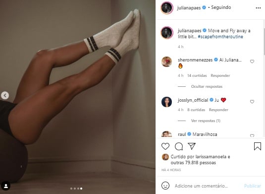 Juliana Paes surge de calcinha em foto ousada