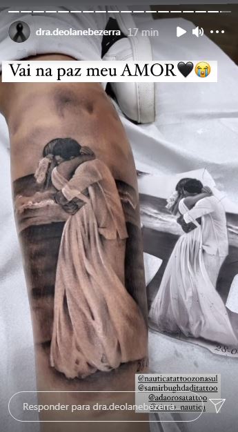 Deolane Bezerra faz tatuagem em homenagem ao MC Kevin - Crédito: Reprodução / Instagram