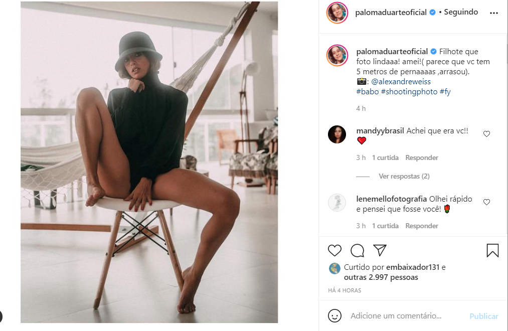Paloma Duarte mostra foto da filha - Crédito: Reprodução / Instagram