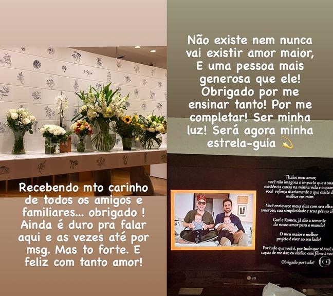 Thales Bretas fala do carinho que recebeu após a morte de Paulo Gustavo - Crédito: Reprodução / Instagram