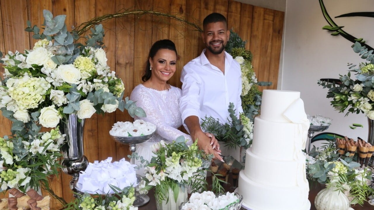 Viviane Araújo e Guilherme Militão se casam no Rio de Janeiro