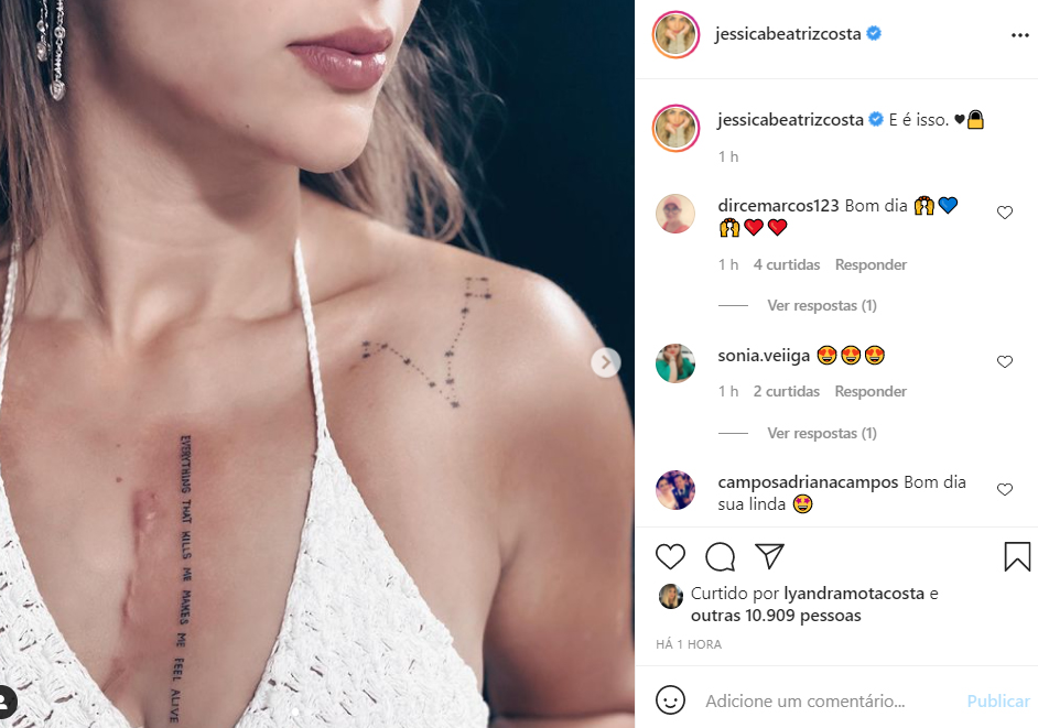 Jéssica Beatriz Costa, filha do cantor Leonardo - Crédito: Reprodução / Instagram