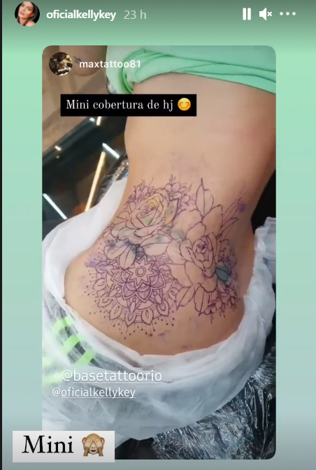 Kelly Key faz nova tatuagem - Crédito: Reprodução / Instagram