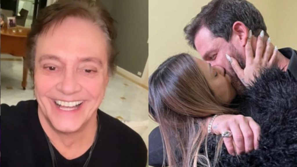 Fábio Jr abençoa o casamento de Cleo e Leandro D'Lucca