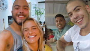 Ronald com os pais, Milene Domingues e Ronaldo - Crédito: Reprodução / Instagram