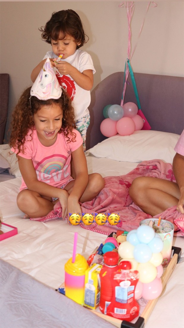 Wesley Safadão e Thyane Dantas comemoram o aniversário da filha Ysis - Crédito: Reprodução / Instagram