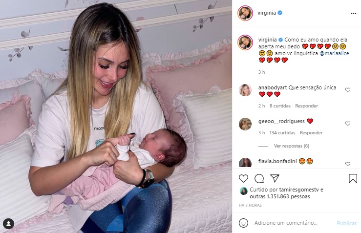 Virginia Fonseca surge em momento especial com a filha 
