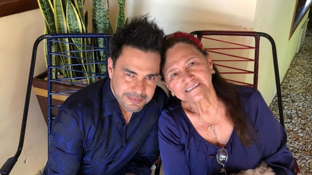 Zezé Di Camargo e sua mãe, Dona Helena - Crédito: Reprodução / Instagram