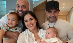 Família Camargo no batizado de Julia - Crédito: Reprodução/ Instagram