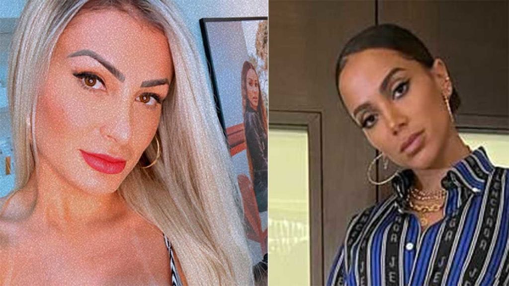 Andressa Urach e Anitta -Crédito: Reprodução / Instagram