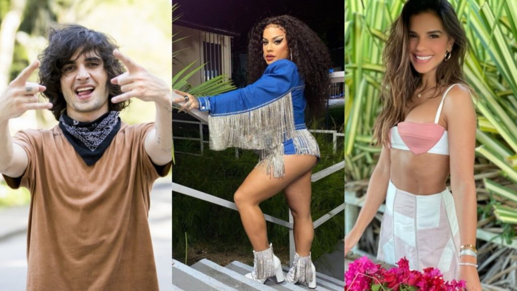 Fiuk, Gloria Groove e Mariana Rios estão no elenco do Show dos Famosos