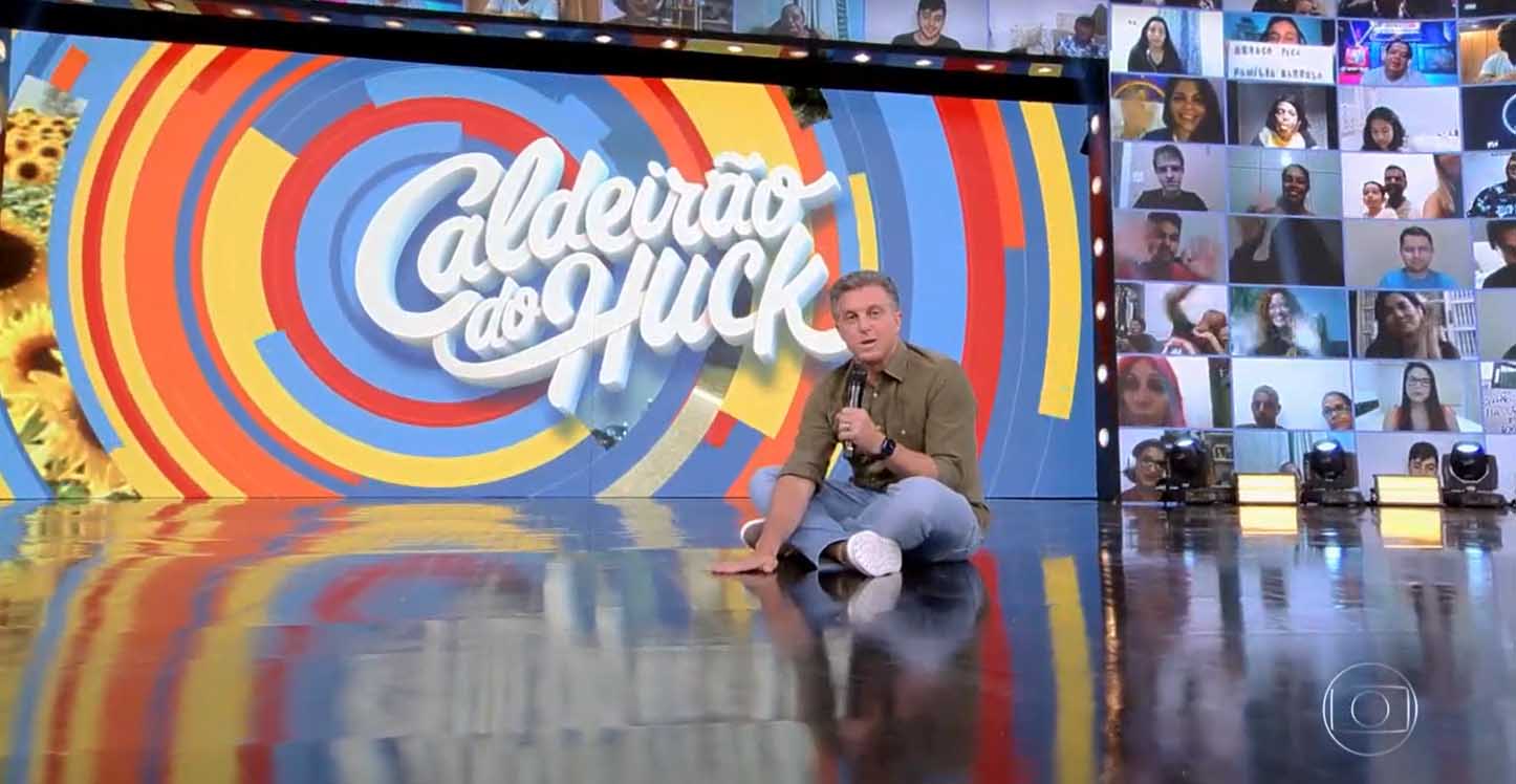 Luciano Huck no último 'Caldeirão do Huck' - Crédito: Reprodução / Globo