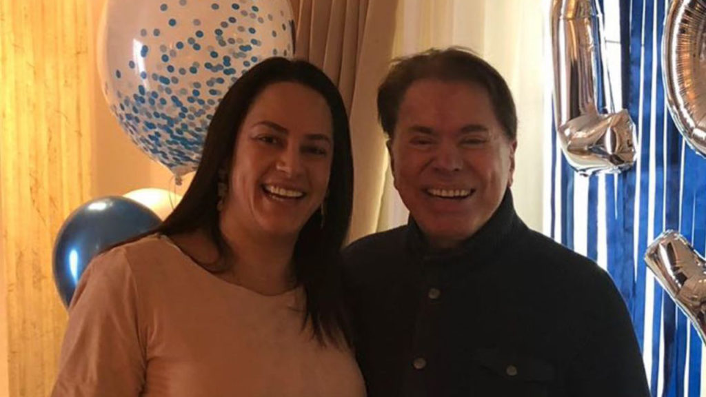 Silvia Abravanel e Silvio Santos - Crédito: Reprodução / Instagram