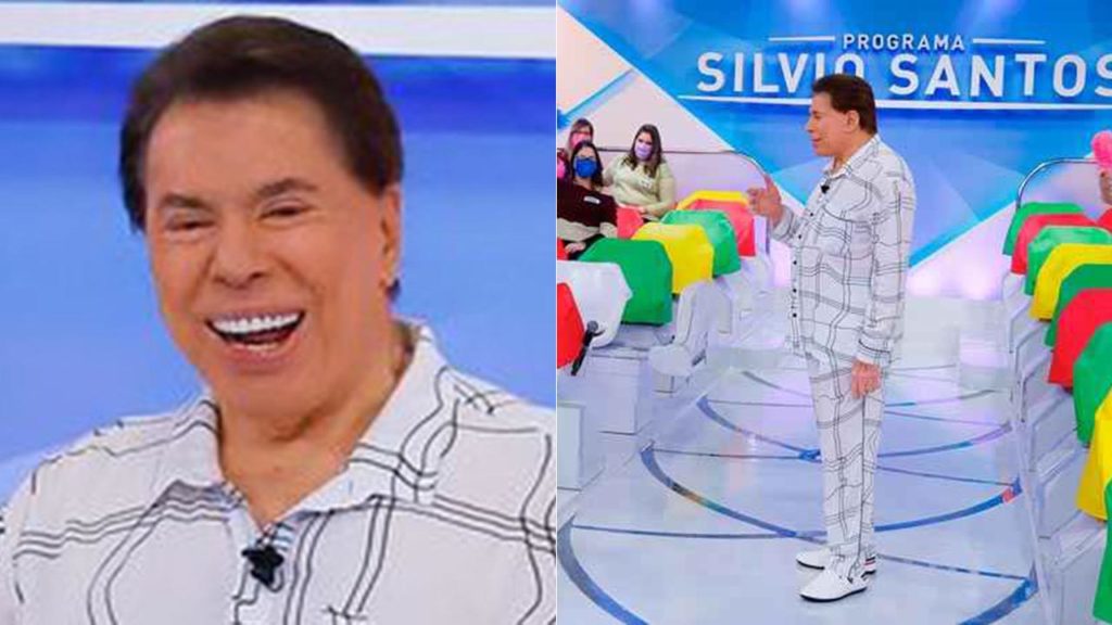 Silvio Santos em seu programa no SBT - Crédito: Reprodução / SBT