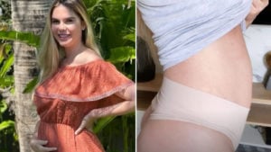 Bárbara Evans rebate críticas sobre sua barriga de grávida - Crédito: Reprodução / Instagram