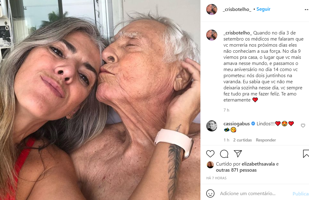 Cris Botelho e Luis Gustavo - Crédito: Reprodução / Instagram