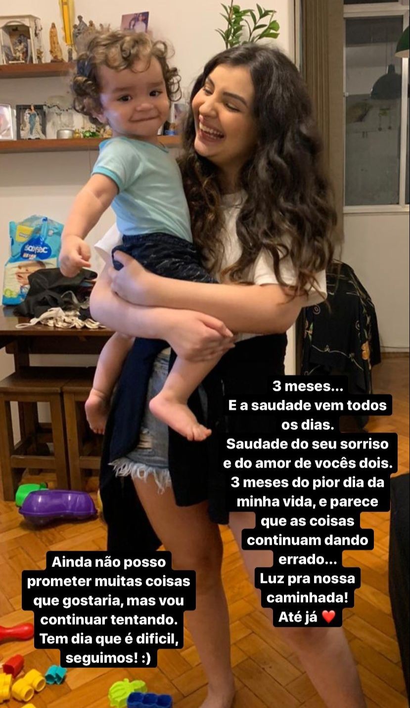 Mabel Calzolari com o filho, Nicolas - Crédito: Reprodução / Instagram