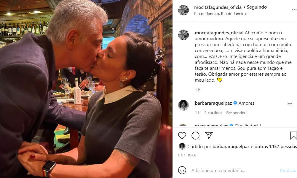 Mocita Fagundes mostra fotos de jantar em família - Crédito: Reprodução / Instagram