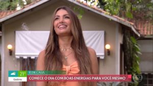 Patricia Poeta no programa 'É De Casa' - Crédito: Reprodução / Globo