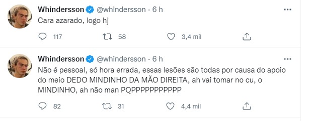 Whindersson Nunes - Crédito: Reprodução/ Twitter