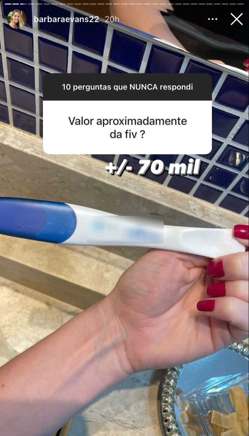 Bárbara Evans comenta sobre detalhes da gravidez - Crédito: Reprodução / Instagram