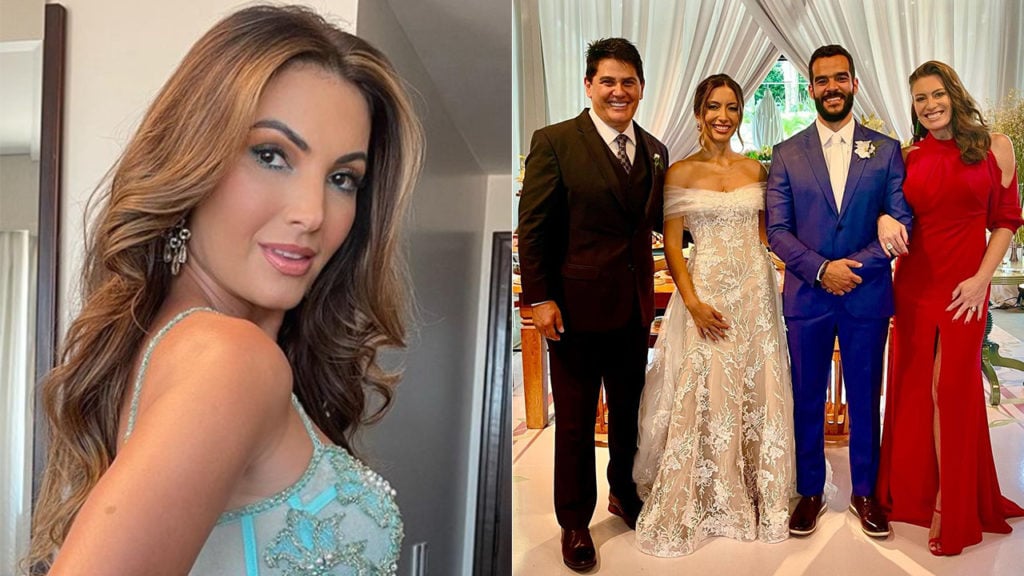 Patricia Poeta vai ao casamento da irmã, Paloma Poeta, que também conta com a presença de Cesar Filho e Elaine Mickely - Crédito: Reprodução / Instagram