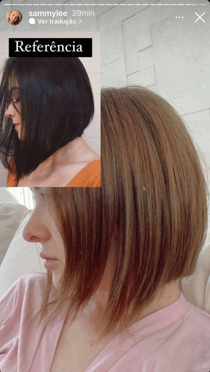 Sammy Lee conta a história do seu novo corte de cabelo - Crédito: Reprodução / Instagram
