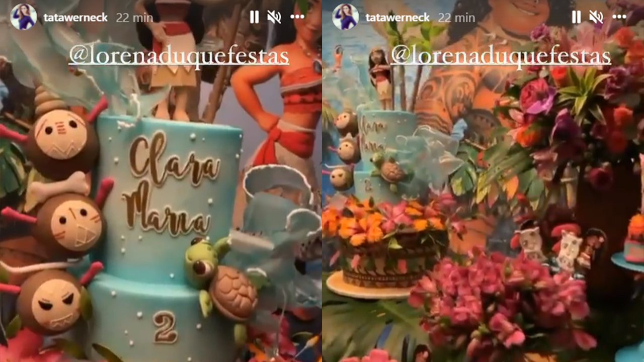 Tata Werneck mostra a festa de aniversário da filha - Crédito: Reprodução / Instagram