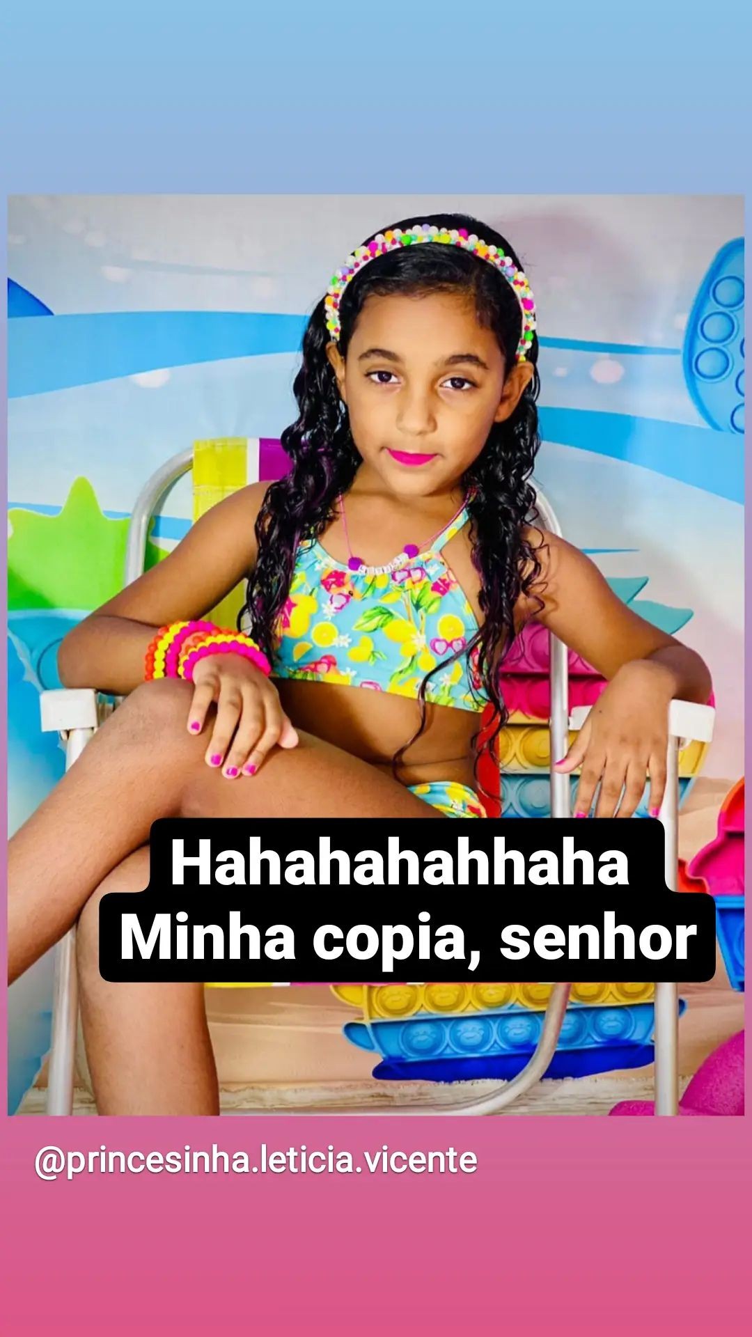 Leticia, sobrinha da cantora Anitta - Crédito: Reprodução / Instagram