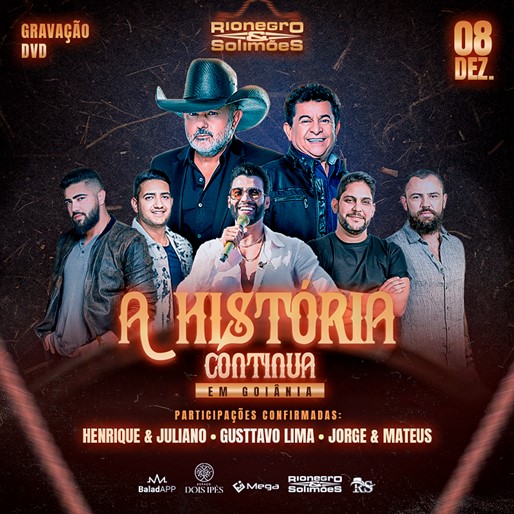 Rionegro e Solimões confirma participações do DVD A História Continua. Foto: Divulgação