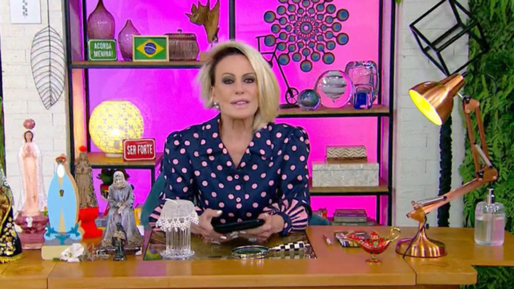 Ana Maria Braga no programa Mais Você - Crédito: Reprodução / Globo