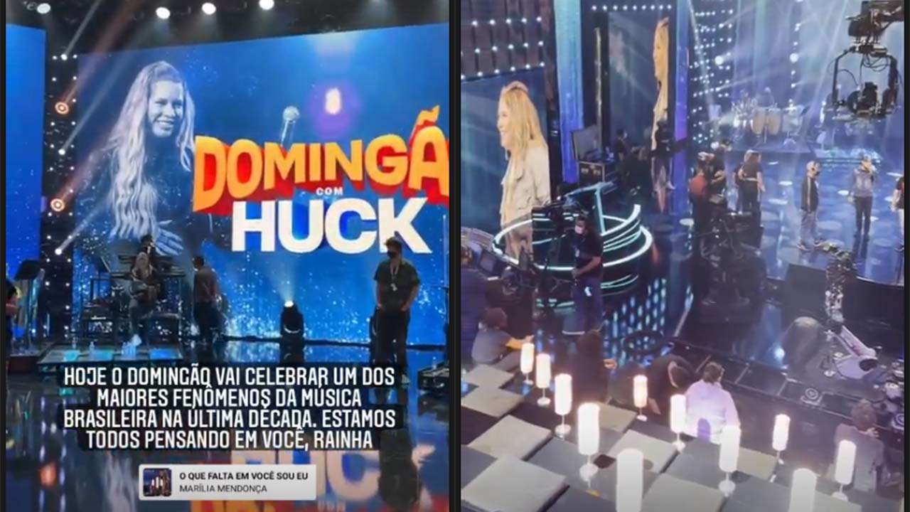 Luciano Huck mostra preparação de homenagem para Marília Mendonça - Crédito: Reprodução / Instagram