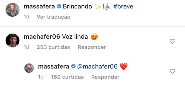 Grazi Massafera recebe comentário carinhoso de Alexandre Machafer - Crédito: Reprodução / Instagram