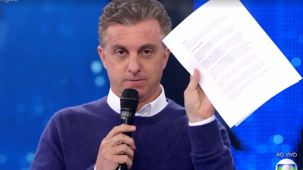 Luciano Huck - Crédito: Reprodução / Globo