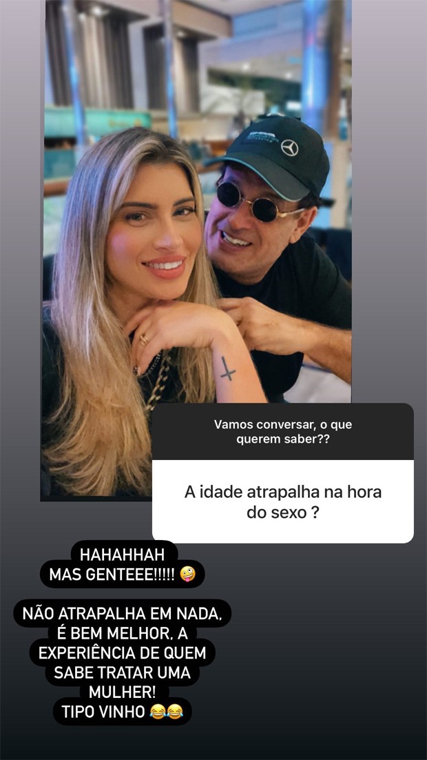 Danielly Borges e Sergio Mallandro - Crédito: Reprodução / Instagram