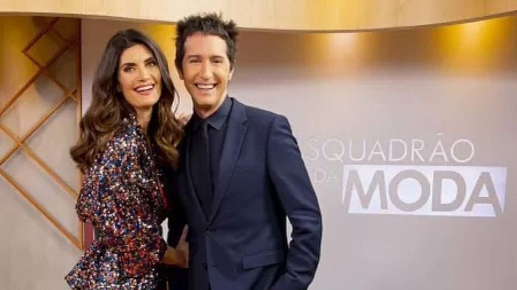 Isabella Fiorentino e Arlindo Grund no Esquadrão da Moda - Crédito: Reprodução / Instagram